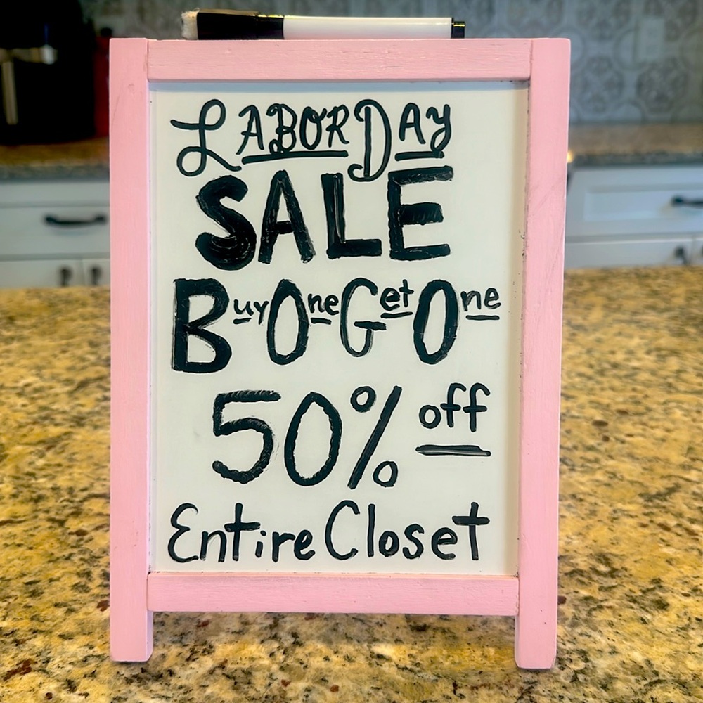 LABOR DAY SALE💥‼️💥BOGO 50% OFF ENTIRE CLOSET💥 ‼️ TODAY & TOMORROW ONLY‼️